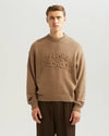 Ange Projects Rope Wool Blend Pullover Brown productbeeld 2