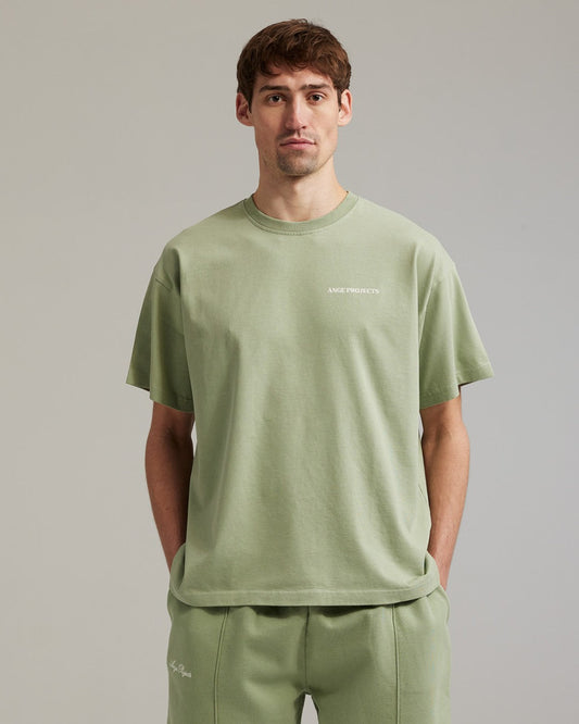 Ange Projects Sweatshorts Chardonnay Green productbeeld 3