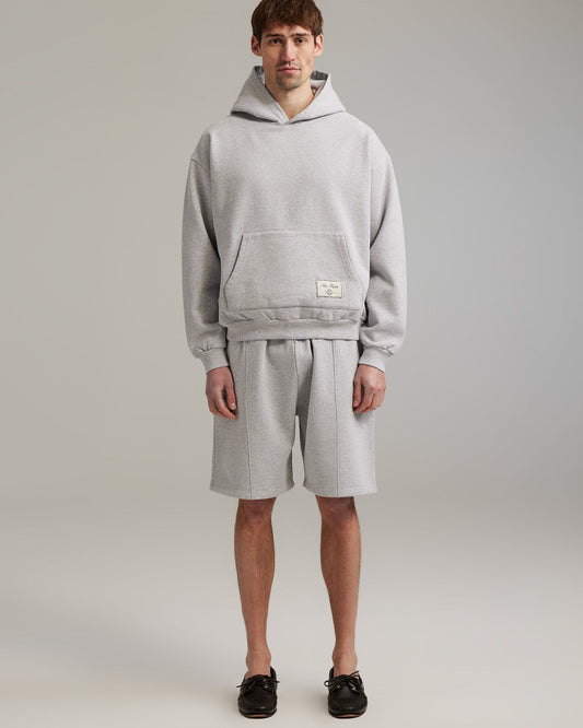 Ange Projects Sweatshorts Heather Grey productbeeld 2