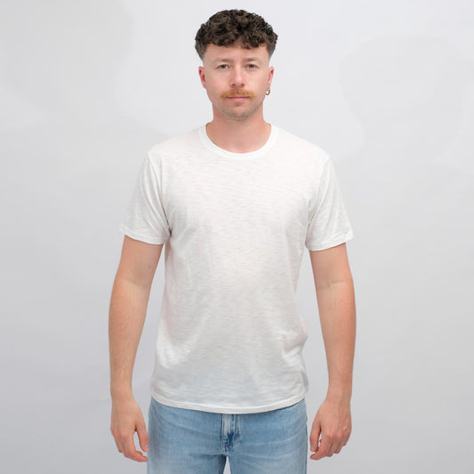 Anonym Jules Pima Cotton T-shirt White Flammé – productbeeld 1