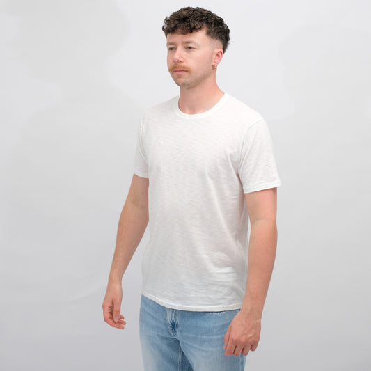 Anonym Jules Pima Cotton T-shirt White Flammé – productbeeld 2