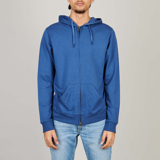 ANONYM Capri sweater zip/ kap pima cotton – vooraanzicht
