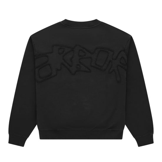 Arbor Antwerp Big Application Crewneck Black unisex sweater