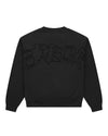 Arbor Antwerp Big Application Crewneck Black unisex sweater