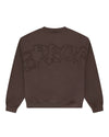 Arbor Antwerp Big Application Crewneck Coffee unisex sweater