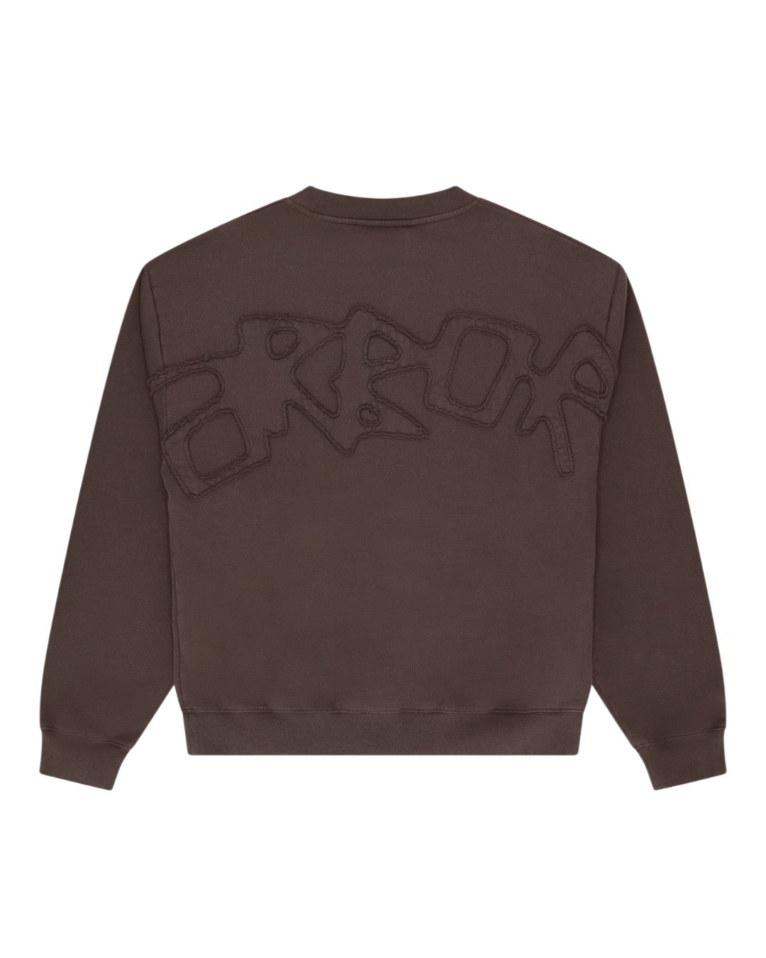 Arbor Antwerp Big Application Crewneck Coffee unisex sweater