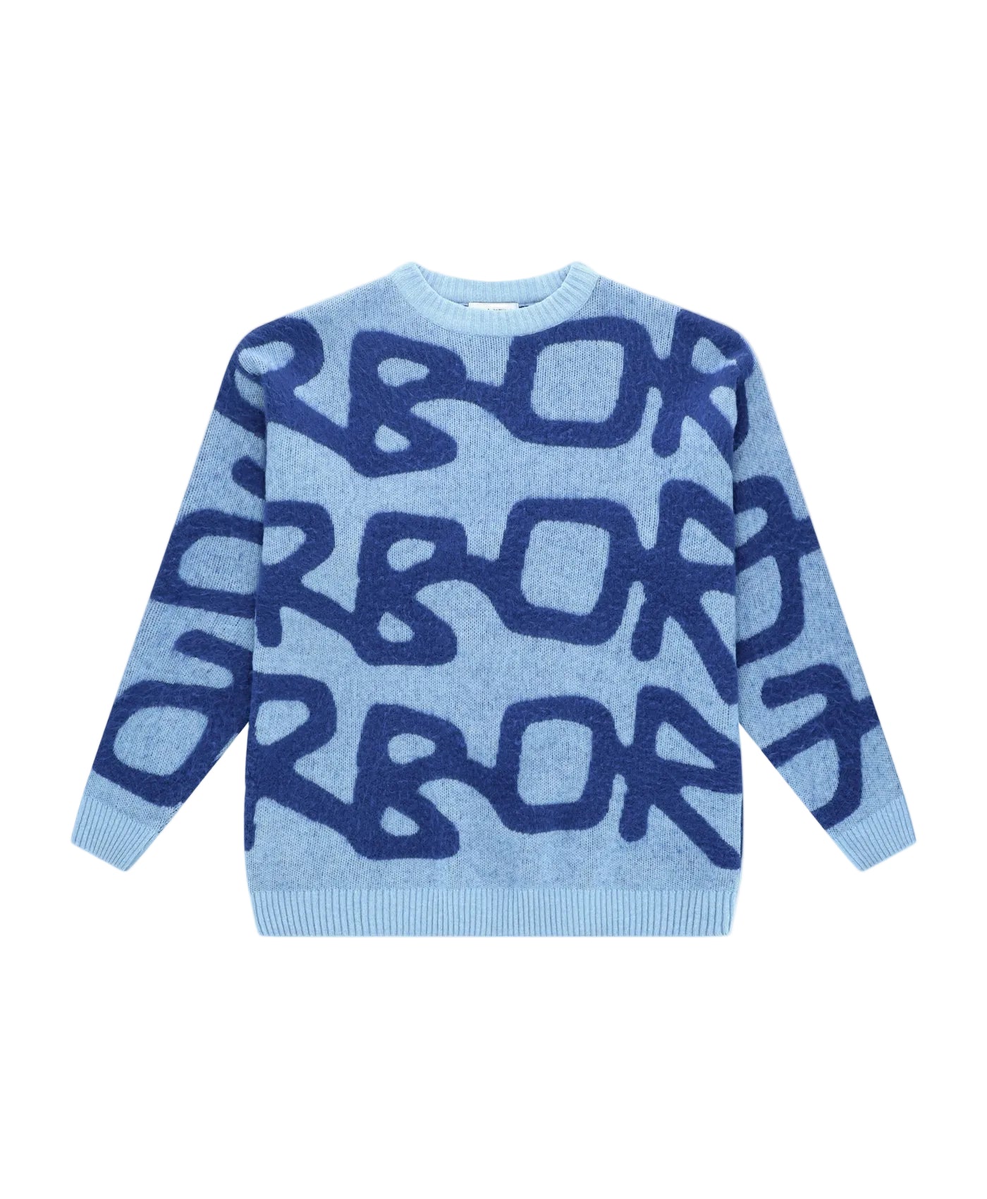 Arbor Antwerp Big Logo Arbor Alpaca Knit Blue unisex