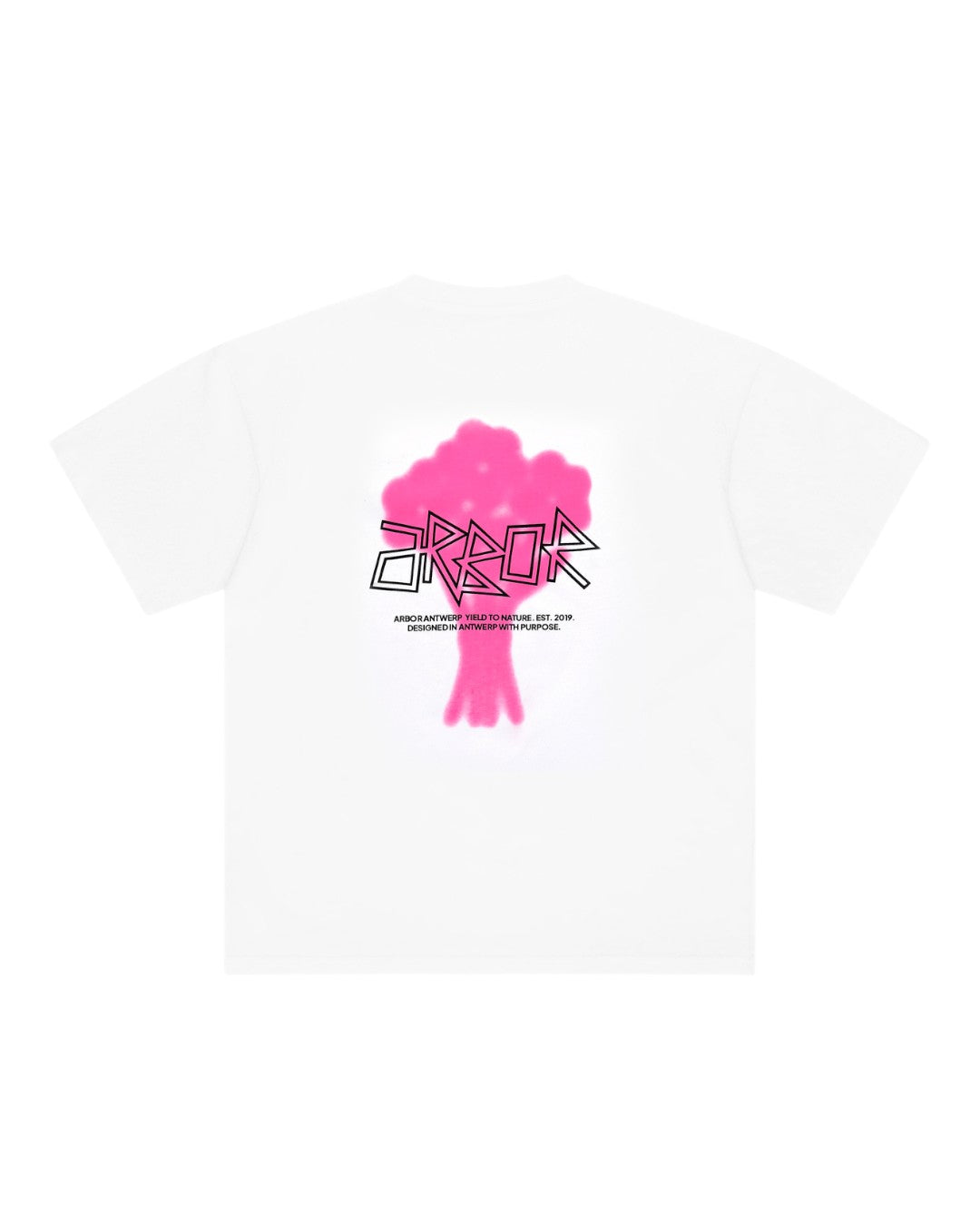 Voorkant Arbor Antwerp Floral Bouquet T-Shirt Pink