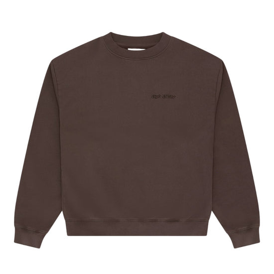 Achterkant Arbor Antwerp Big Application Crewneck Coffee
