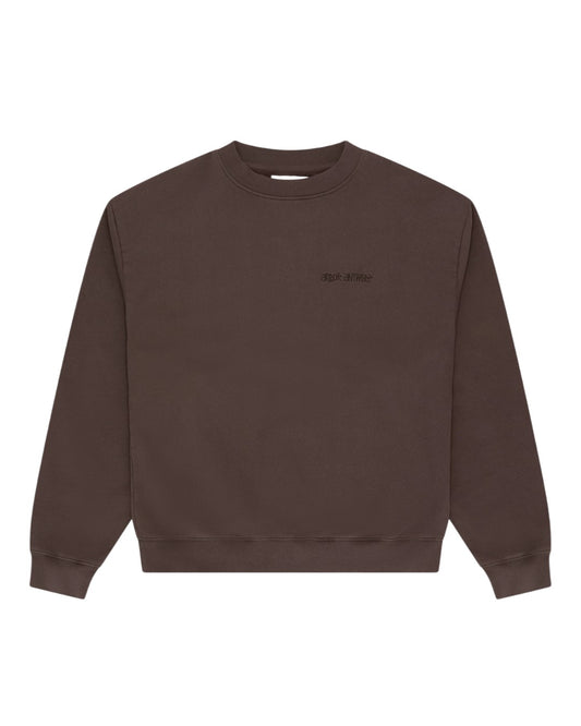Achterkant Arbor Antwerp Big Application Crewneck Coffee
