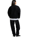 Achterkant Arbor Antwerp zwarte crewneck met Arbor Icon