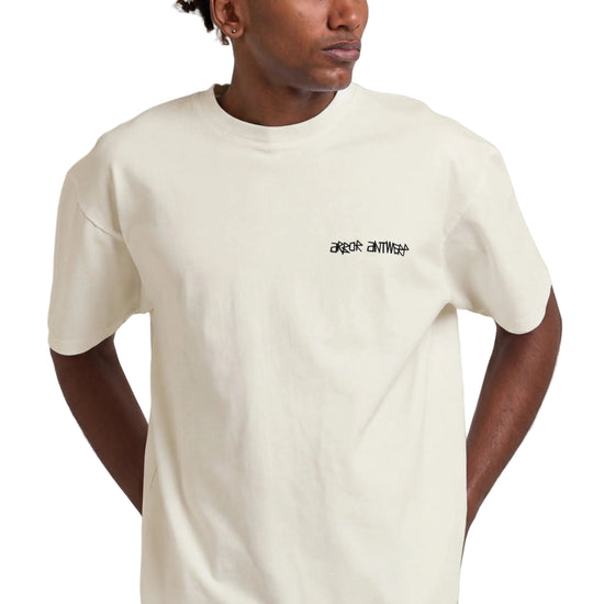 Faded Flower-design op cream Arbor Antwerp T-shirt
