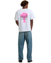 Achterkant Arbor Antwerp Floral Bouquet roze T-shir