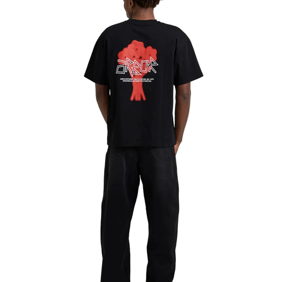 Achterkant Arbor Antwerp Floral Bouquet rood T-shirt