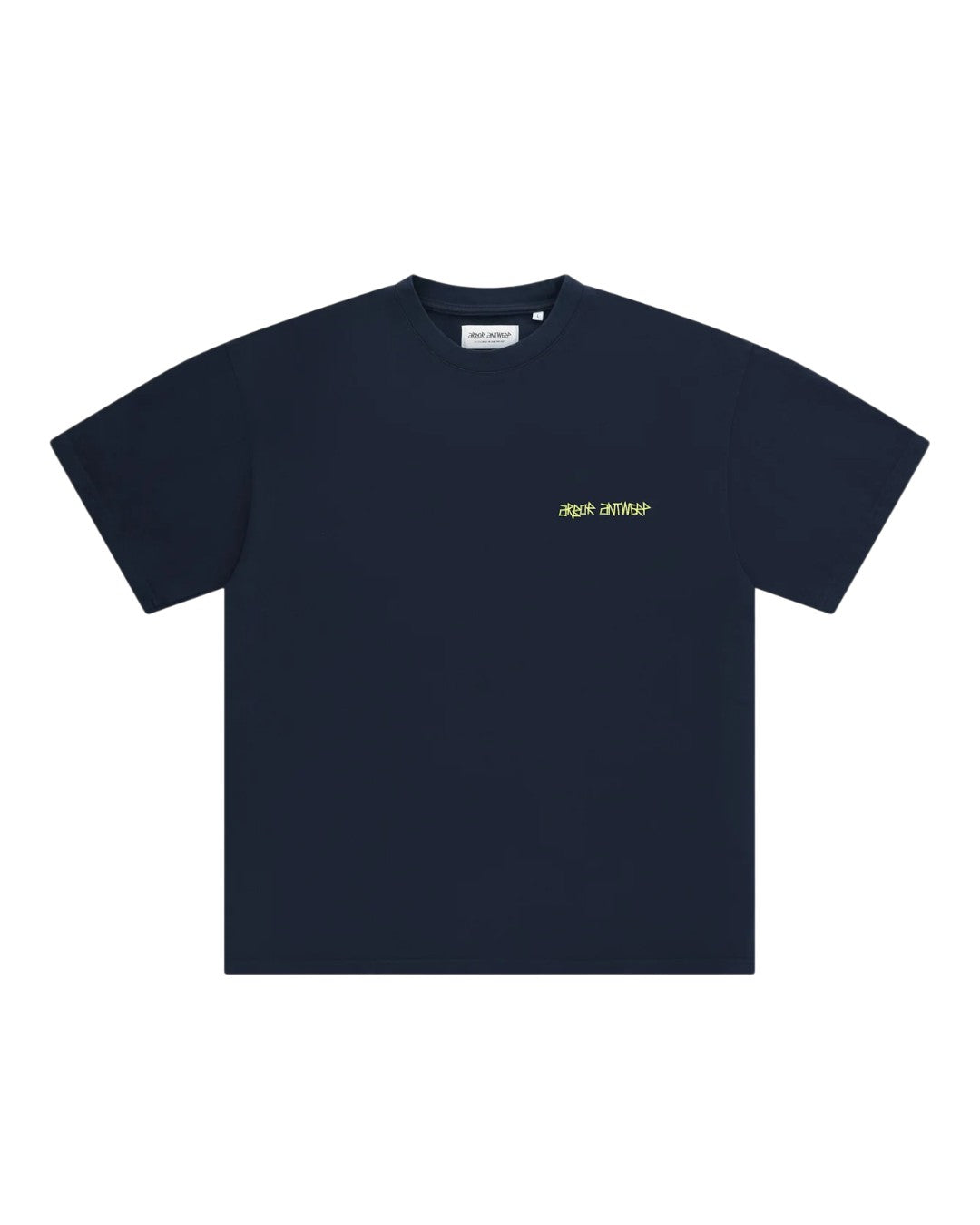 Arbor Antwerp Outline Flower T-Shirt Blue