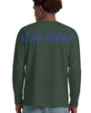 Achterkant Arbor Antwerp Spray Outline Longsleeve Green met rugprint