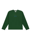 Voorkant Arbor Antwerp Spray Outline groene longsleeve met screenprint