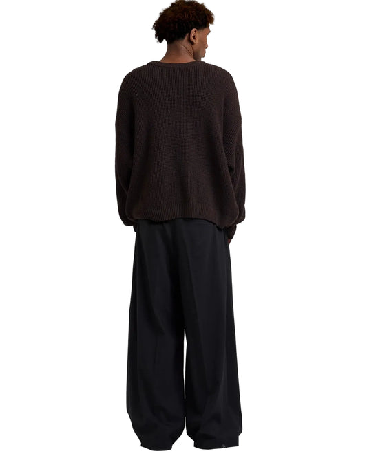 Achterkant Arbor Antwerp Textured Wool Knit Brown