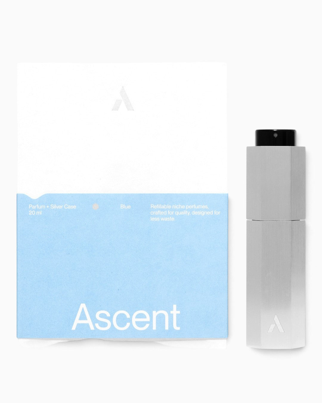 Ascent Blue Parfum Starterspakket 20 ml – Silver – productfoto 1 – Checkpoint Mol