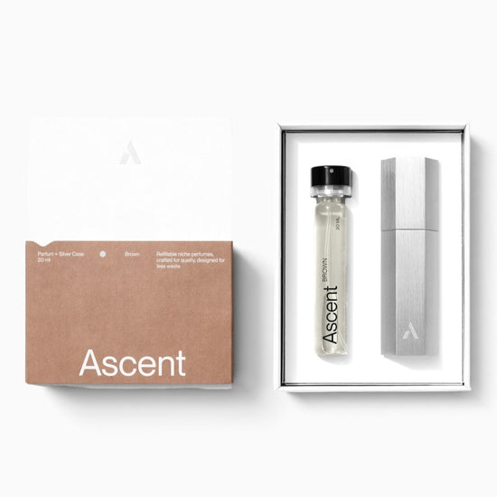 Ascent Brown Parfum Starterspakket 20 ml – Silver – productfoto 2 – Checkpoint Mol