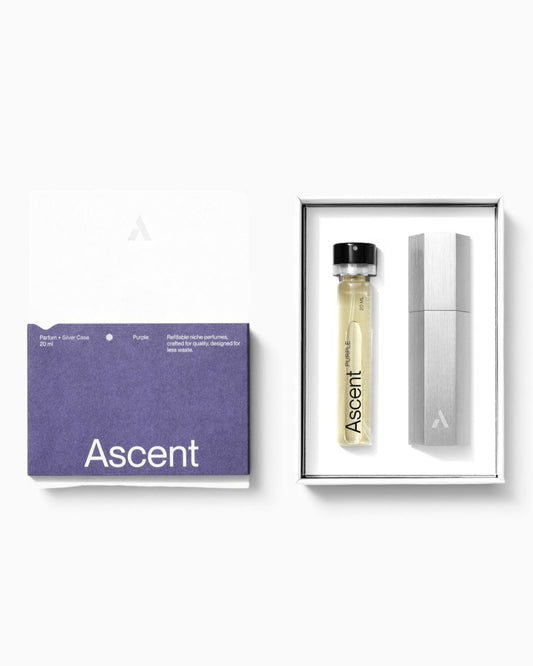 Ascent Purple Parfum Starterspakket 20 ml – Silver – productfoto 2 – Checkpoint Mol