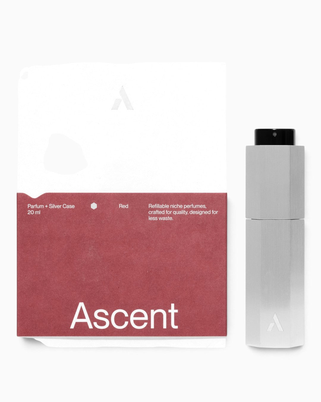 Ascent Red Parfum Starterspakket 20 ml – Silver – productfoto 1 – Checkpoint Mol