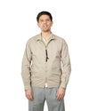 Colonila Beige Popeline Nylon Stretch "Kong" Overshirt