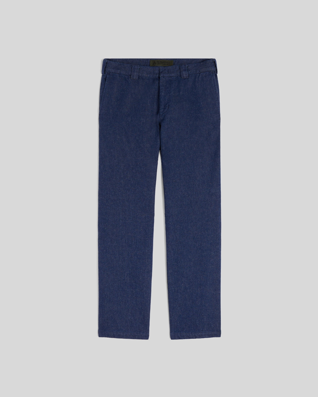 Aspesi Adrien Regular Fit Denim Broek Blue voorzijde