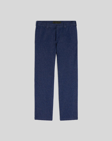 Aspesi Adrien Regular Fit Denim Broek Blue voorzijde