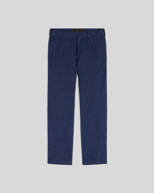 Aspesi Adrien Regular Fit Denim Broek Blue voorzijde