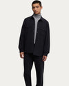Aspesi CE27 Thermore Navy jacket-shirt regular fit