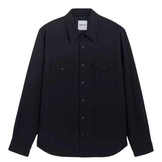 spesi CE27 Thermore Techno Wool Overshirt Navy CN_A_CE27_Z058_01098