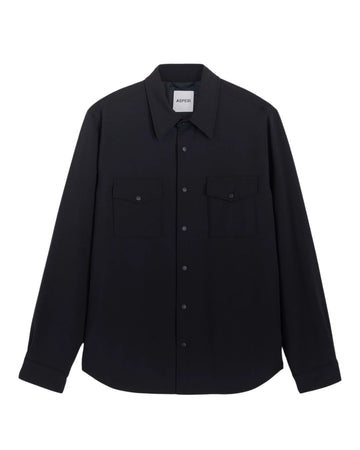 spesi CE27 Thermore Techno Wool Overshirt Navy CN_A_CE27_Z058_01098