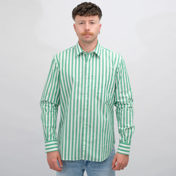 ASPESI Camicia Sedici Green Striped – vooraanzicht