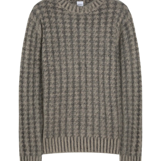 Aspesi M183 Roundneck Grey Green Melange W6_Q_M183_5165_DS_60500