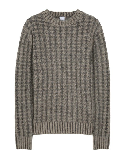 Aspesi M183 Roundneck Grey Green Melange W6_Q_M183_5165_DS_60500