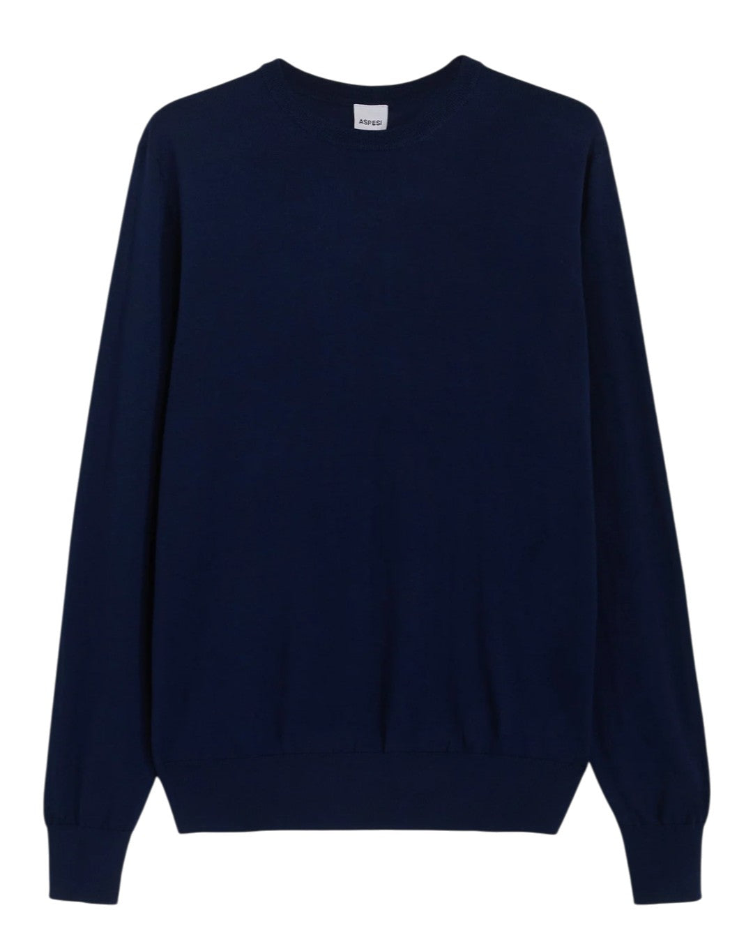 Aspesi M195 Wool Roundneck Bluette CN_Q_M195_V108_01099