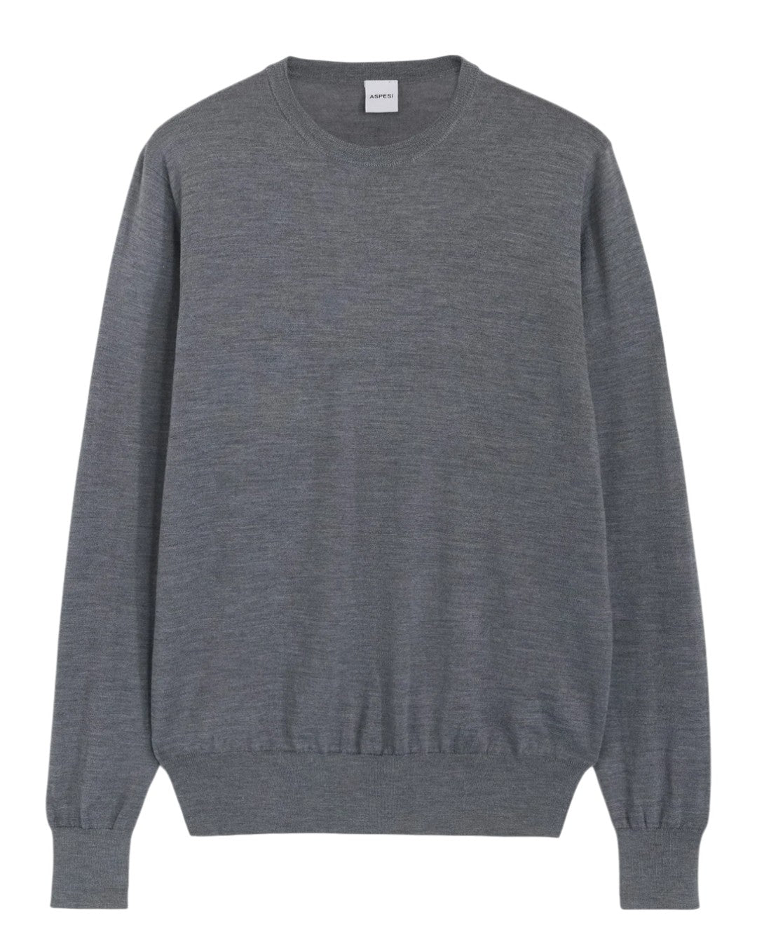 Aspesi M195 Wool Roundneck Grigio CN_Q_M195_V108_01183