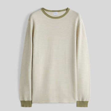 ASPESI Sage Green Knit Pullover – vooraanzicht