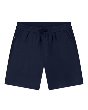 Law of the Sea Samudra Structured Shorts Cotton Navy