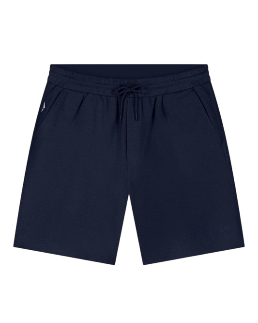 Law of the Sea Samudra Structured Shorts Cotton Navy