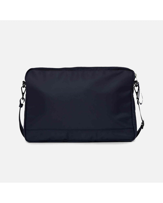 AY Studios Computer Bag Navy Blue laptoptas, van achteren