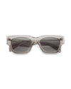 AY Studios Norse Transparent Sand zonnebril, van voren met transparant zandkleurig montuur