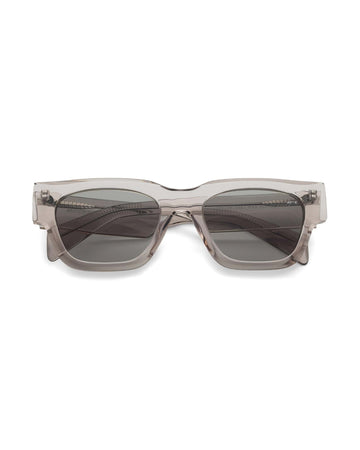 AY Studios Norse Transparent Sand zonnebril, van voren met transparant zandkleurig montuur