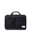 AY Studios Weekend Bag Black reistas, van voren met handgrepen en meshvakken