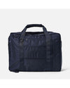 AY Studios Weekend Bag Navy Blue reistas, van achteren met handgrepen