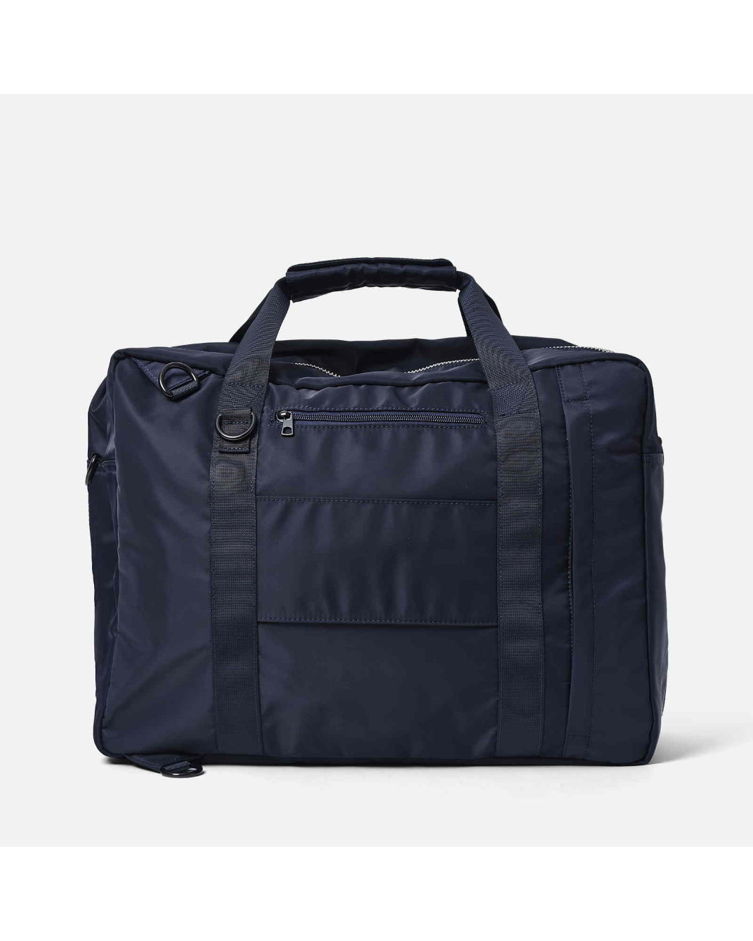 AY Studios Weekend Bag Navy Blue reistas, van achteren met handgrepen