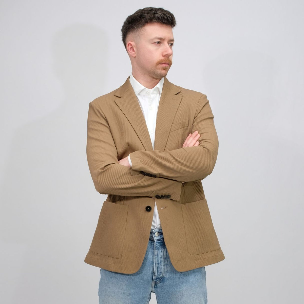 Barena Venezia Borgo-Folco Blazer Khaki – productbeeld 3