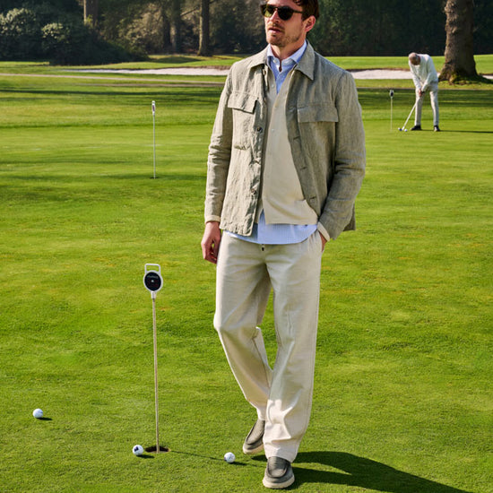 Barena Venezia Marte Overshirt Ravel Salvia - productfoto 2