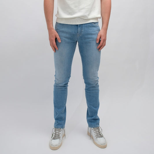 BARMAS Light Blue Denim Stretch – vooraanzicht
